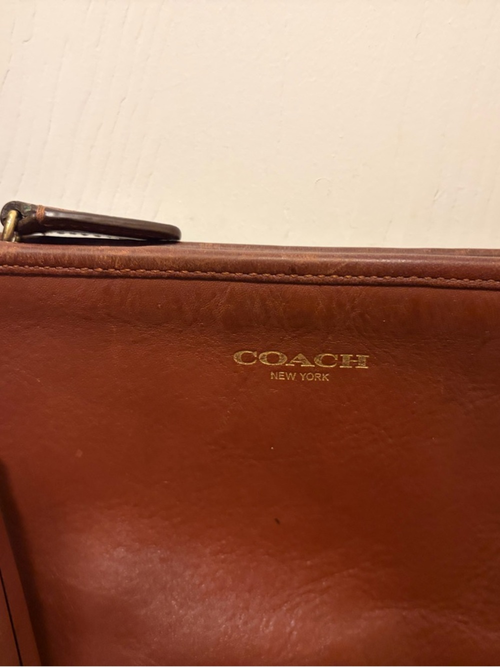 Vintage COACH black Ergo shoulder bag and Brown Legacy Crossbody bag. Set of two - Picture 8 of 9